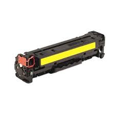 HP 312A CF382A YELLOW REMANUFACTURED IN CANADA Toner Cartridge Color LaserJet Pro MFP M476dn M